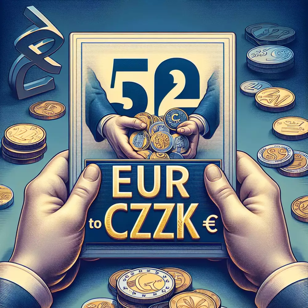 52 eur to czk