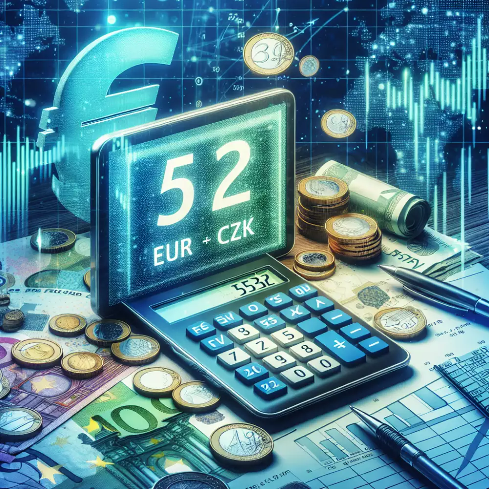 52 eur to czk